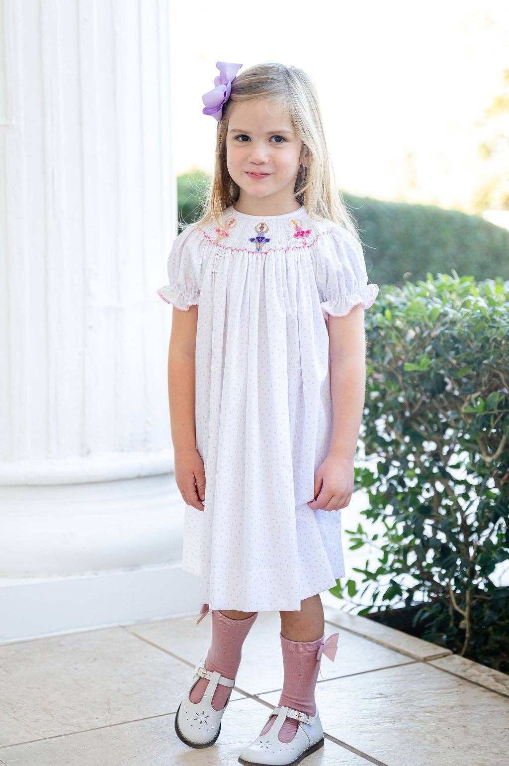 Ballerinas Smocked Dress