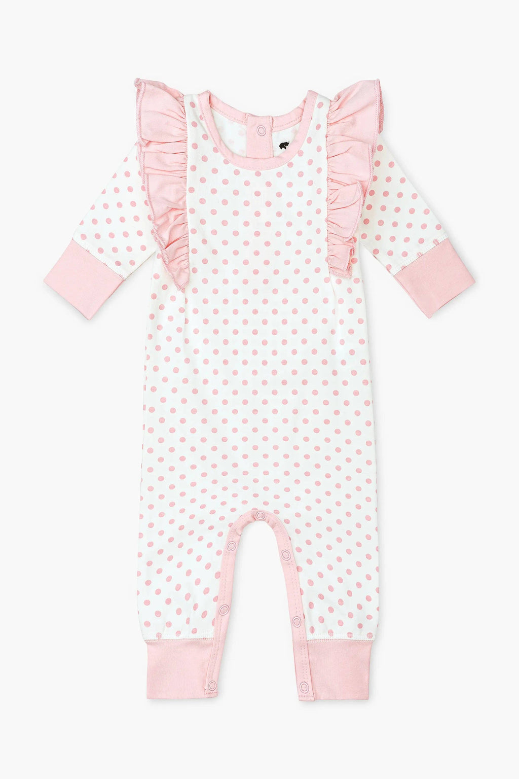 Polka Dot Ruffle Romper