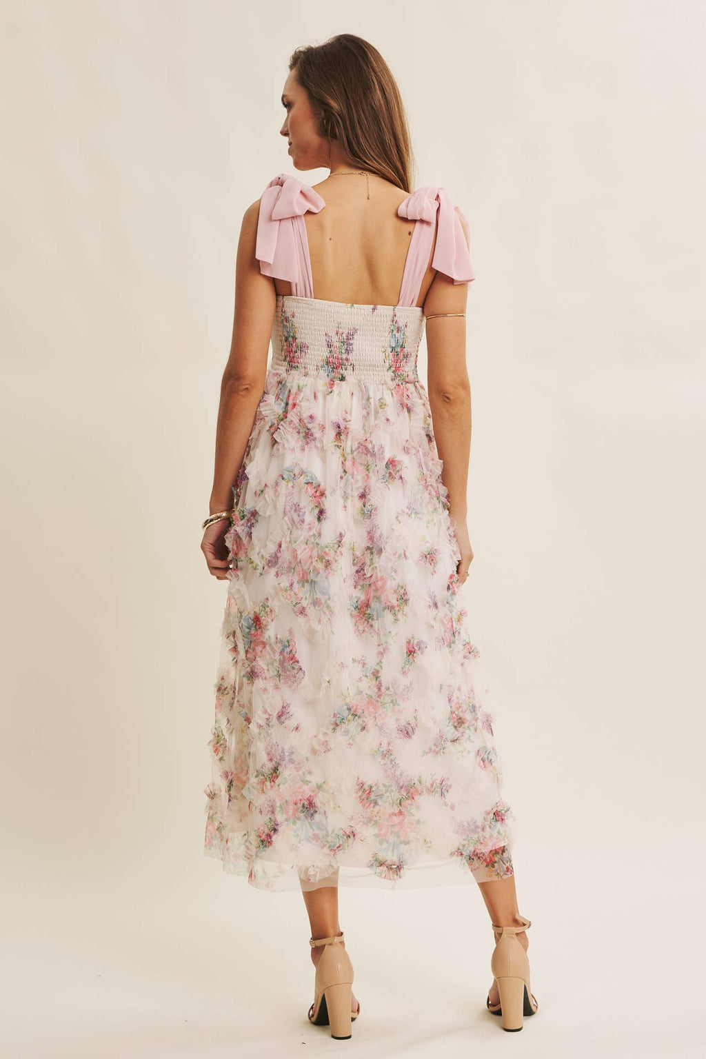 Rosie Petals Tie Dress