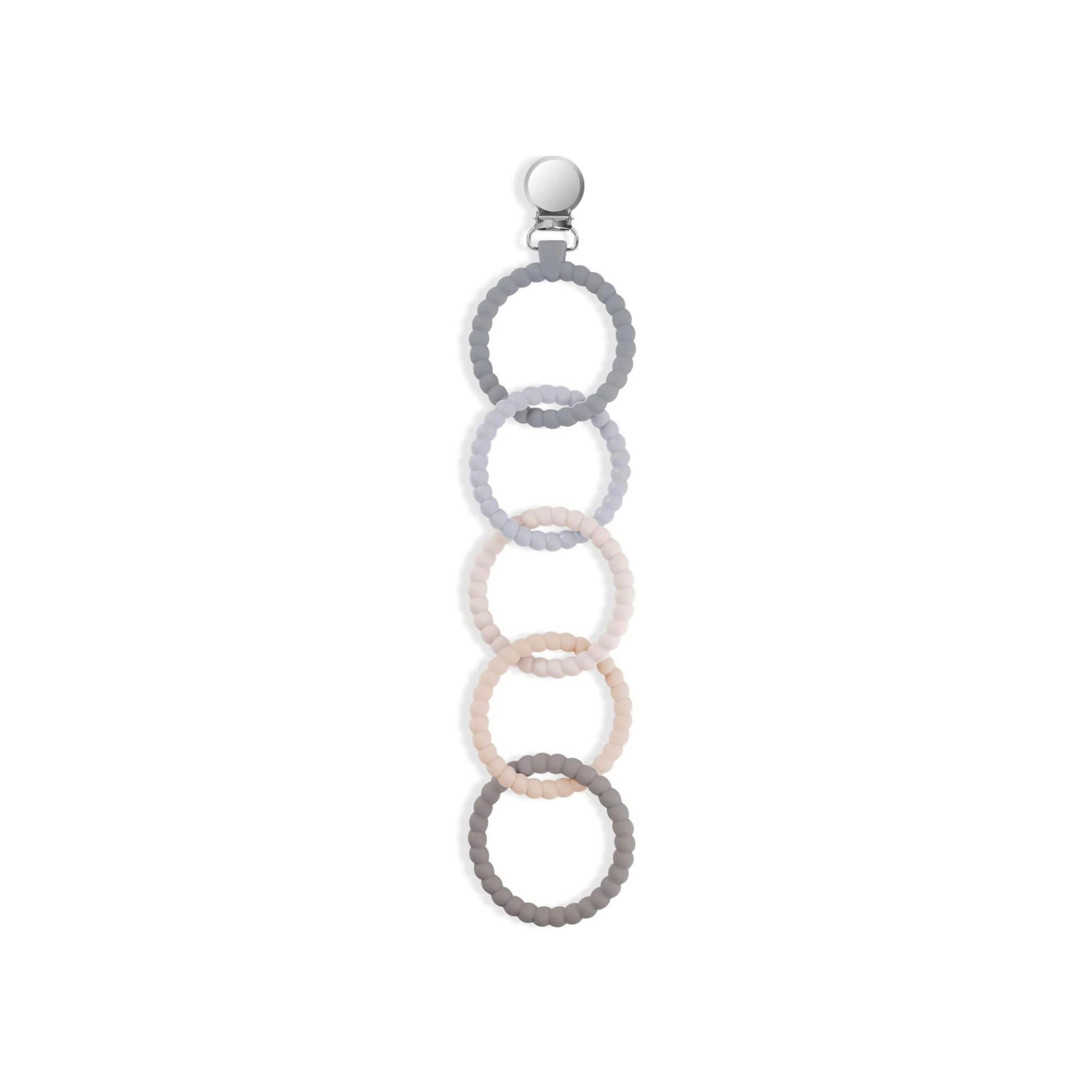 Silicone Teether Rings with Clip