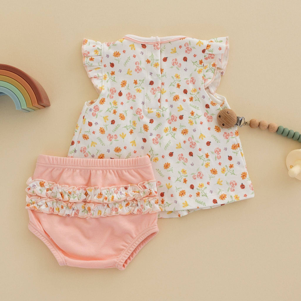 Bugs and Blossoms Diaper Cover Set