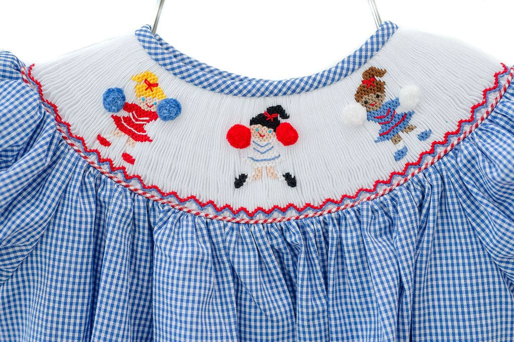 Ole Miss Cheerleaders Smocked Dress