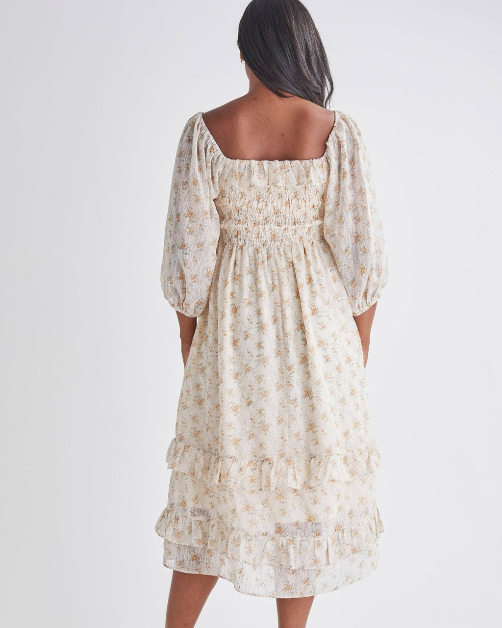 Daisy Romantic Cream Dress