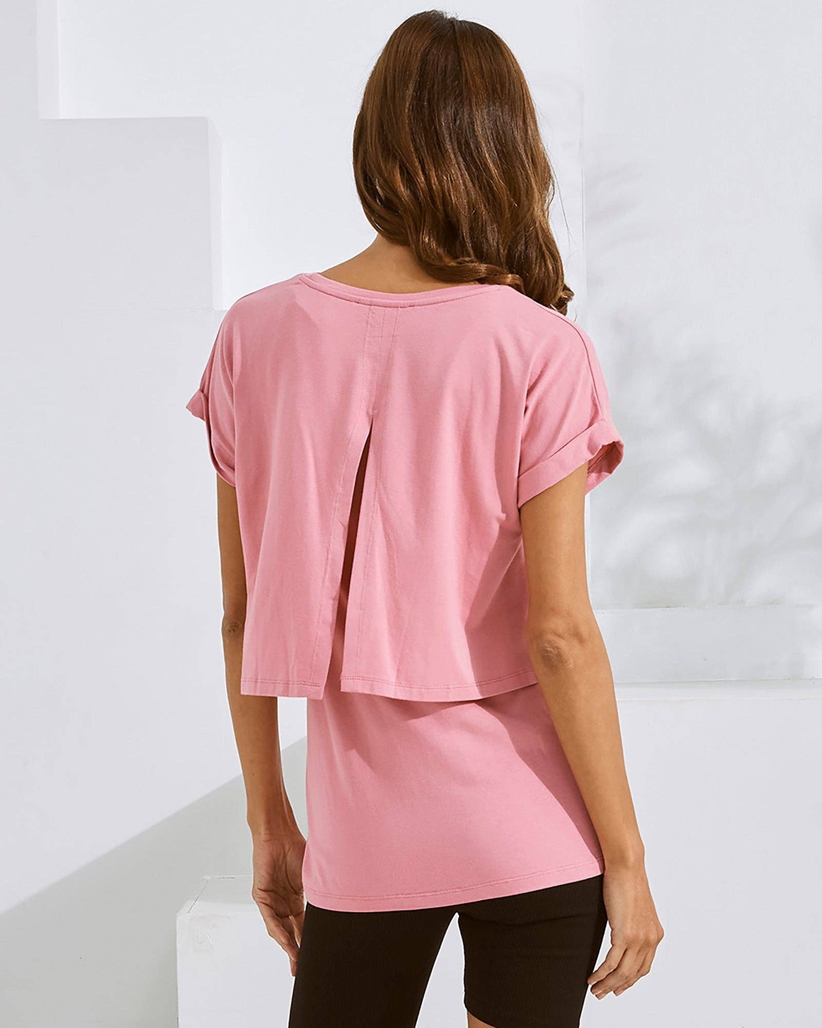 Everyday  Nursing Tee - Blush
