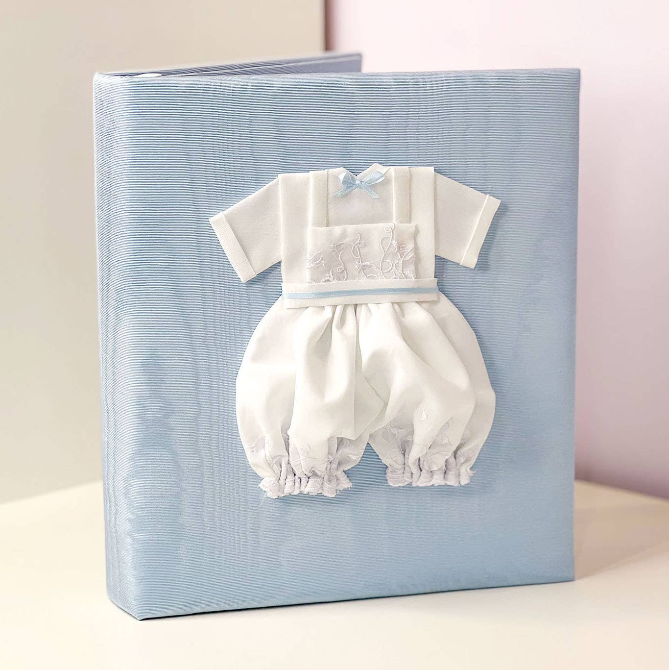 Baby Memory Book-Swiss Batiste Knickers on Moiré