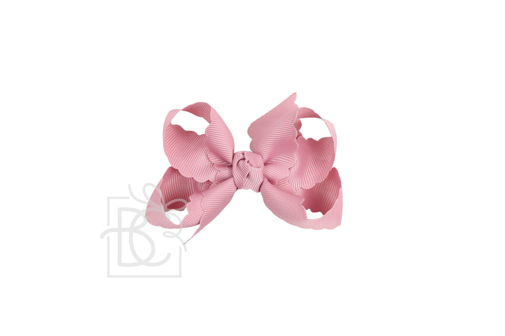 Large SCALLOPED EDGE BOW