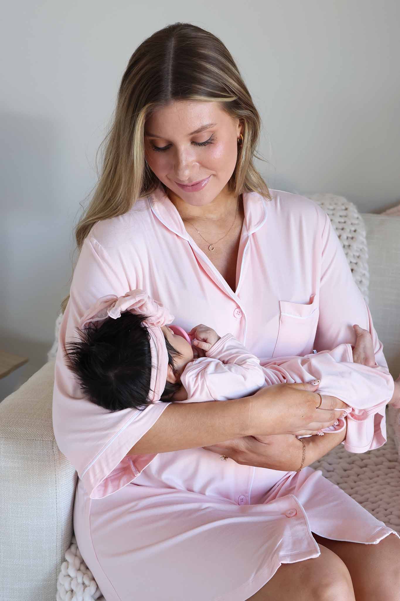 Labor & Delivery Nightgown | Baby Pink