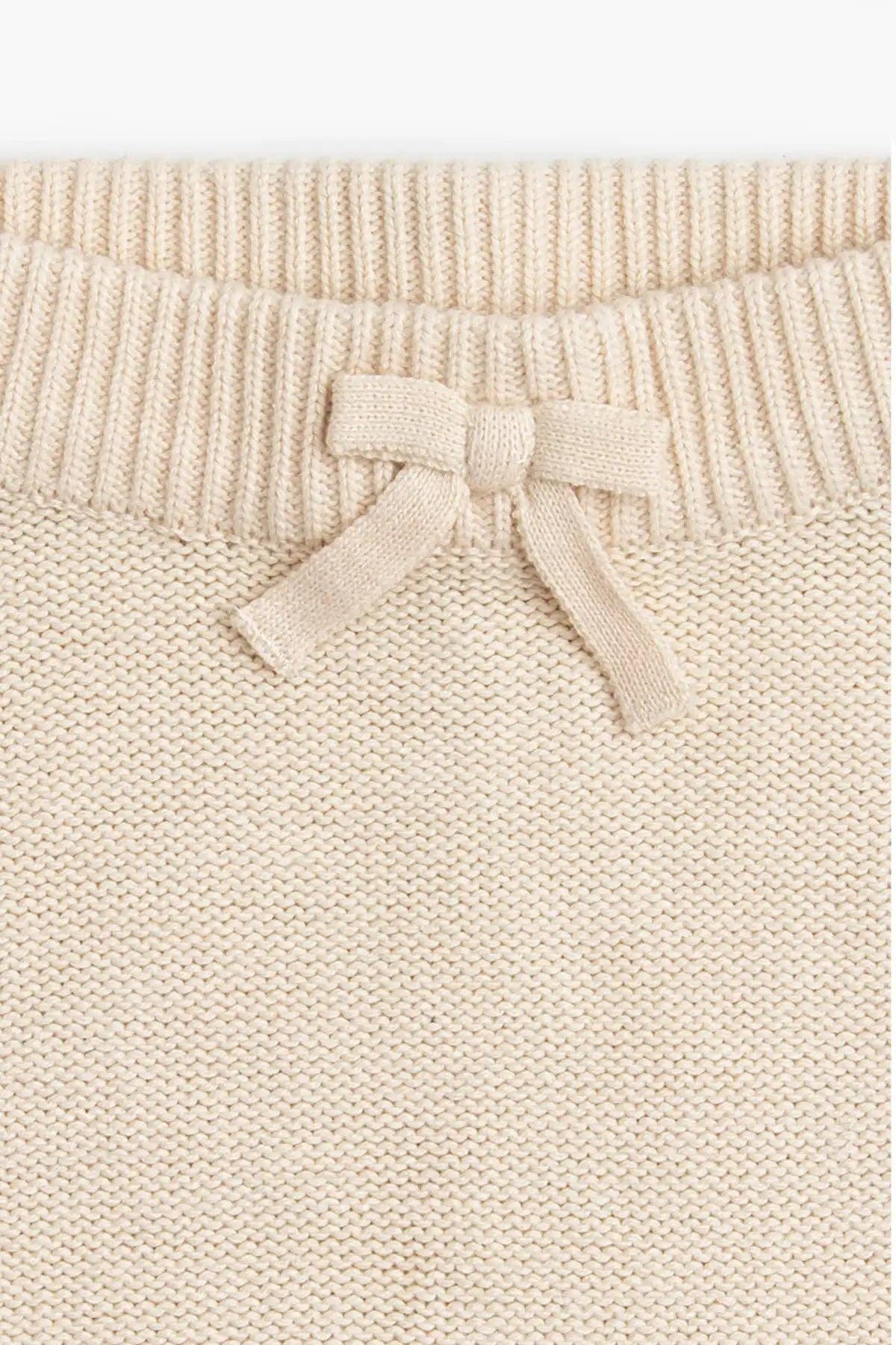 Little Darling Knit Set -Cream