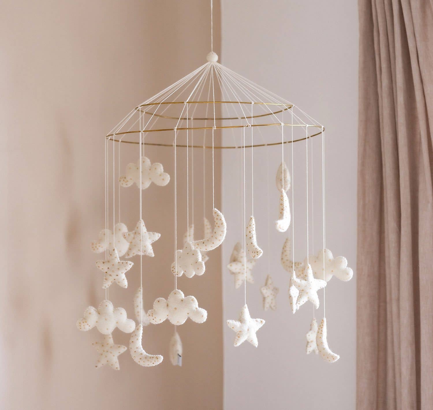 Mobile, Night Sky, White